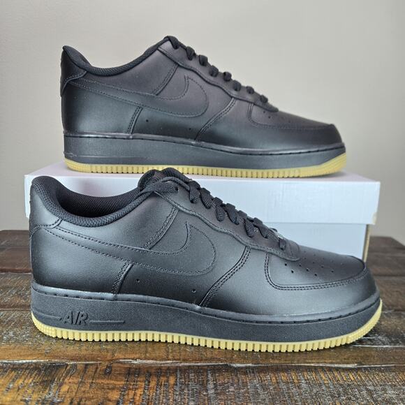 NEW Nike Air Force 1 Low \'07 Mens Size 10 Lifestyle Shoes Black 2022 DZ4404-001 main image 10